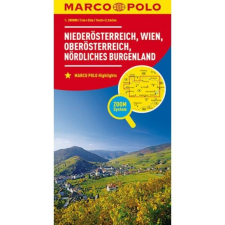 MAIRDUMONT Alsó Ausztria, Bécs, Észak Burgenland térkép Marco Polo 2012 1:200 000 térkép