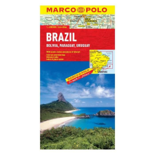 MAIRDUMONT Brazília térkép Marco Polo 2016 1:4 000 000 Brazília, Bolívia, Paraguay, Uruguay térkép térkép