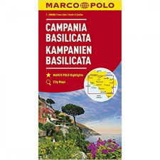 MAIRDUMONT Campania térkép, Basilicata térkép Marco Polo 1:200 000 térkép