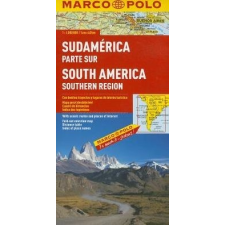 MAIRDUMONT Dél-Amerika térkép déli rész Marco Polo 2013 1:4 000 000 térkép