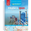 MAIRDUMONT Franciaország autóatlasz Michelin Franciaország térkép 1:250e Turisztikai és autós atlasz laminált spirál 2025.