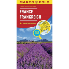 MAIRDUMONT Franciaország térkép Marco Polo 2016 1:800 000 térkép