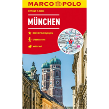MAIRDUMONT München város térkép Marco Polo 1:16 000 vízálló térkép
