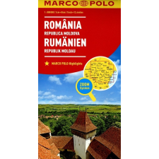 MAIRDUMONT Románia térkép Marco Polo 1:800 000 2017 térkép