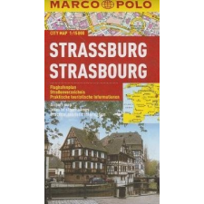 MAIRDUMONT Strassburg térkép vízálló Marco Polo 2015 1:15 000 térkép