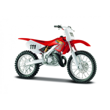 Maisto Honda CR250R Fém motor modell állvánnyal 1:18 (10139300/77353) autópálya és játékautó