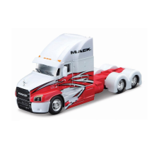  Maisto kamion 1:64 kisautó - Mack Anthem, fehér-piros autópálya és játékautó