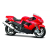 Maisto Kawasaki Ninja ZX -14 motor fém modell (1:18)
