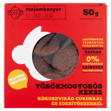  Majomkenyér törökmogyorós keksz 50 g csokoládé és édesség