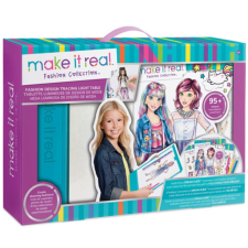 Make It Real : Divattervező mega szett világító táblával és kiegészítőkkel kreatív és készségfejlesztő