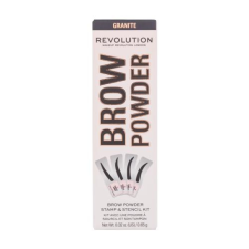 Makeup Revolution London Brow Powder Stamp & Stencil szemöldökpúder 0,65 g nőknek Granite szemöldökceruza