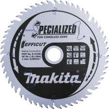 Makita EFFICUT körfűrészlap merülő 165x20mm Z56 (B-57336) fűrészlap