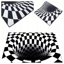 Malatec 3D térhatású lábtörlő szőnyeg 40x60cm lakástextília