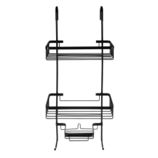 Malatec felakasztható fürdőszobai polc fekete 5900779939158 fürdőszoba bútor