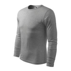 Malfini 119 Malfini Fit-T LS hosszú ujjú férfi póló sötétszürke melírozott - XL