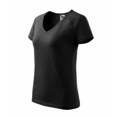 Malfini 128 Malfini Dream V nyakú női póló Fekete - L