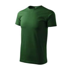 Malfini 137 Heavy New unisex póló üvegzöld színben