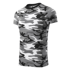 Malfini 144 Malfini Camouflage terepszínű unisex póló szürke terepszín - L