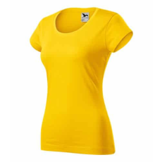 Malfini 161 Malfini Viper környakas női póló Sárga - 2XL