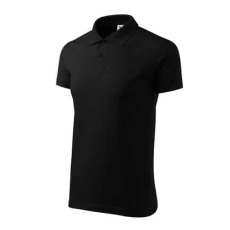 Malfini 202 Malfini Single J. Férfi galléros póló Fekete - XL