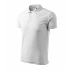 Malfini 203 Malfini Férfi Galléros Pique Póló Fehér - XL munkaruha