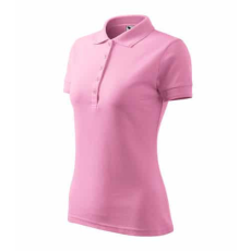 Malfini 210 Malfini Női Pique Galléros Póló Rózsaszín - S
