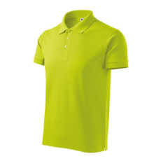 Malfini 212 Cotton galléros férfi póló lime színben