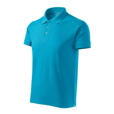 Malfini 212 Cotton galléros férfi póló türkiz színben munkaruha