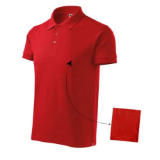 Malfini 212 Malfini Cotton galléros férfi póló Piros - XL