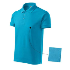 Malfini 212 Malfini Cotton galléros férfi póló türkiz