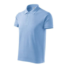 Malfini 215 Malfini Cotton Heavy férfi galléros póló égszínkék - XL munkaruha