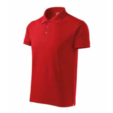 Malfini 215 Malfini Cotton Heavy férfi galléros póló Piros - L