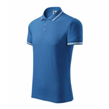 Malfini 219 Malfini Férfi Urban galléros póló azúrkék - 3XL munkaruha