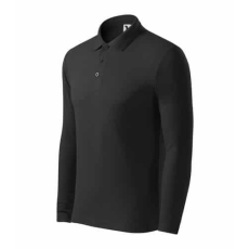 Malfini 221 Malfini Pique Polo LS galléros férfi póló ébenszürke - M
