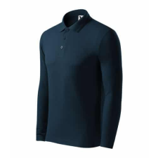 Malfini 221 Malfini Pique Polo LS galléros férfi póló tengerészkék - 2XL munkaruha