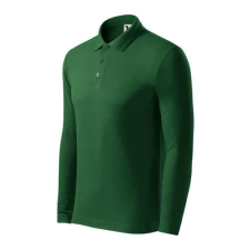 Malfini 221 Malfini Pique Polo LS galléros férfi póló üvegzöld - 2XL munkaruha
