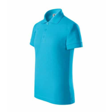 Malfini 222 Malfini Pique Polo galléros gyerek póló türkiz - 122 cm/6 éves