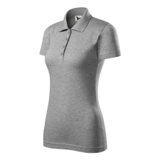 Malfini 223 Single J. galléros női póló sötétszürke melírozott színben munkaruha