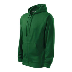 Malfini 410 Malfini Trendy Zipper férfi pulóver üvegzöld - 3XL