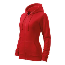 Malfini 411 Malfini Trendy Zipper női pulóver Piros - M