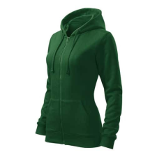 Malfini 411 Malfini Trendy Zipper női pulóver üvegzöld munkaruha
