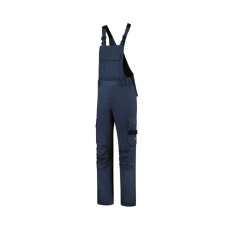 MALFINI, a.s. Bib & Brace Twill Cordura kantáros munkanadrág unisex tengerészkék 60