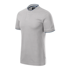 MALFINI, a.s. Diamond galléros póló férfi ezüstszürke 2XL