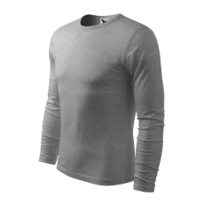 MALFINI, a.s. Fit-T LS póló férfi sötétszürke melírozott 2XL