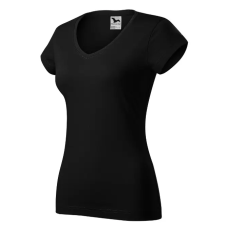 MALFINI, a.s. Fit V-neck póló női fekete XS