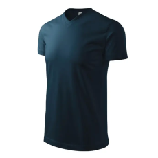 MALFINI, a.s. Heavy V-neck póló unisex tengerészkék 2XL