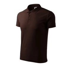 MALFINI, a.s. Pique Polo galléros póló férfi kávé 3XL