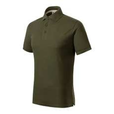 MALFINI, a.s. Prime (GOTS) galléros póló férfi military L
