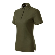 MALFINI, a.s. Prime (GOTS) galléros póló női military XS