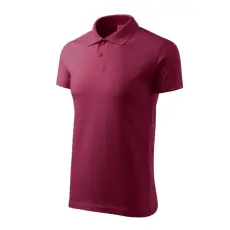 MALFINI, a.s. Single J. galléros póló férfi garnet 2XL
